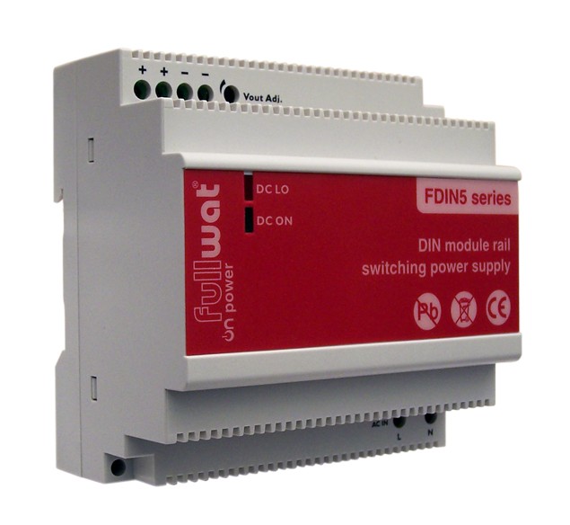 FDIN5-24 POWER SUPPLY DIN RAIL 24V DC 4A 100W