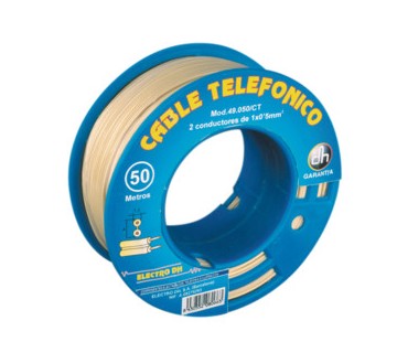 TCF-12  CABLE TELEFONICO CON FUNDA 12x0.22 mm