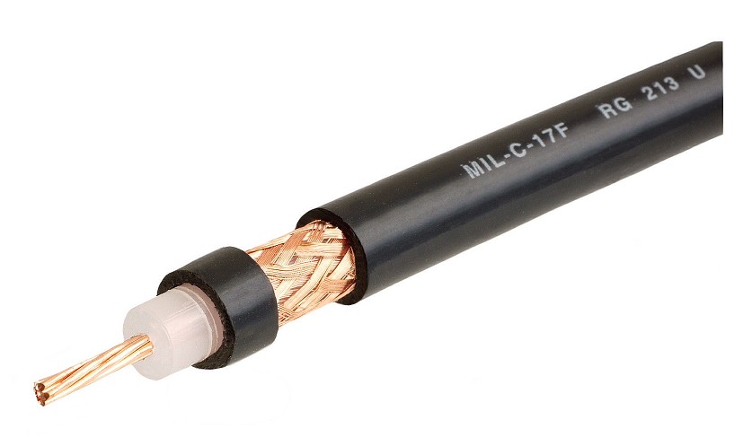 CABLE COAXIAL RG213 MIL-C-17 50 Ohms