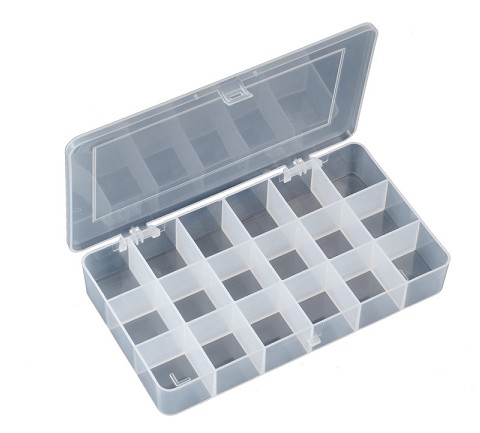 CM052 STORAGE BOX 18 COMPARTMENTS SMD COMPONENTS 210x110x32