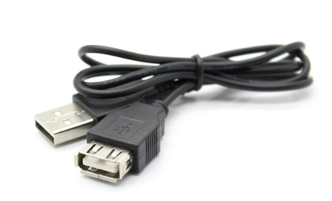 USB-II-2V  CABLE USB 2.0  A MACHO A USB A HEMBRA 1.8m