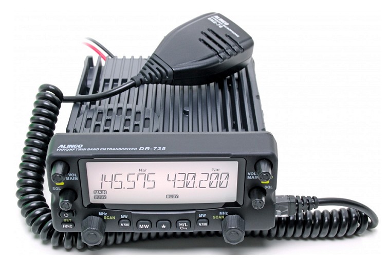 ALINCO DR-735E MOVIL DOBLE BANDA UHF/VHF 50W