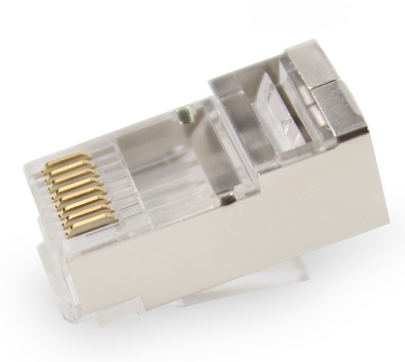 39.004/8/F RJ45 CONNECTOR CAT-5 FTP FLEXIBLE WITH GUIDE
