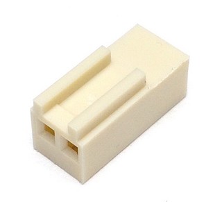 CO-3402  FEMALE CONNECTOR 2 PIN 2.54 mm.