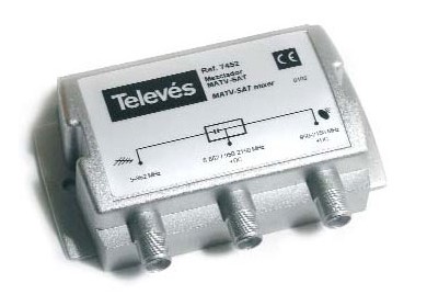 MEZCLADOR TV Y SATELITE TELEVES 745210