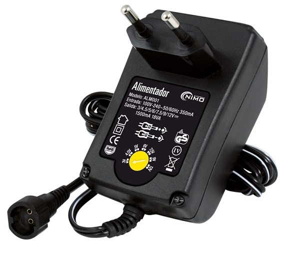 Alimentador 12V 1000mA DC1210