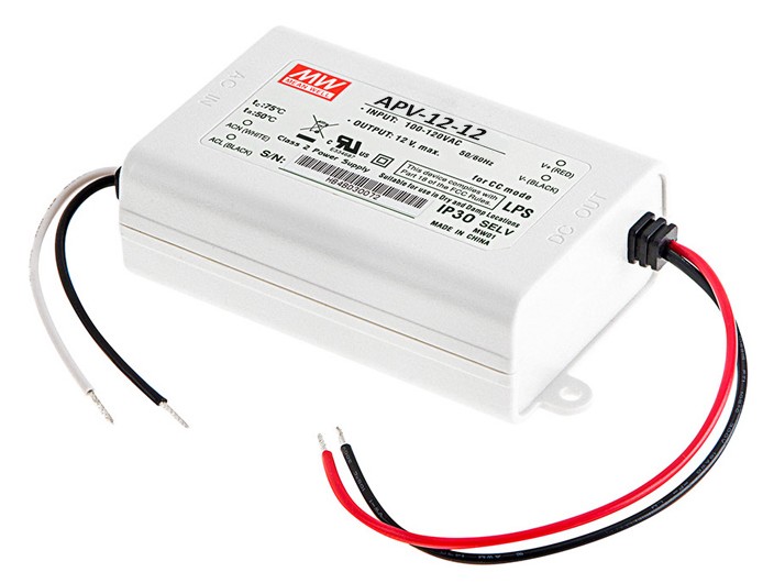 APV-12E-12 FUENTE ALIMENTACION MEANWELL 12V DC 12W 1A