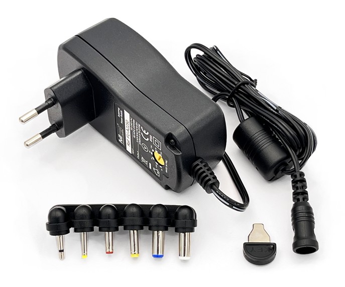 MW31P25GS  AC/DC SWITCH ADAPTER (7 outputs) 2250mA