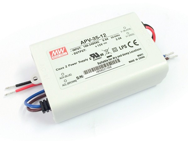 Fuente Alimentación Enchufe LED 12V 36W 3A