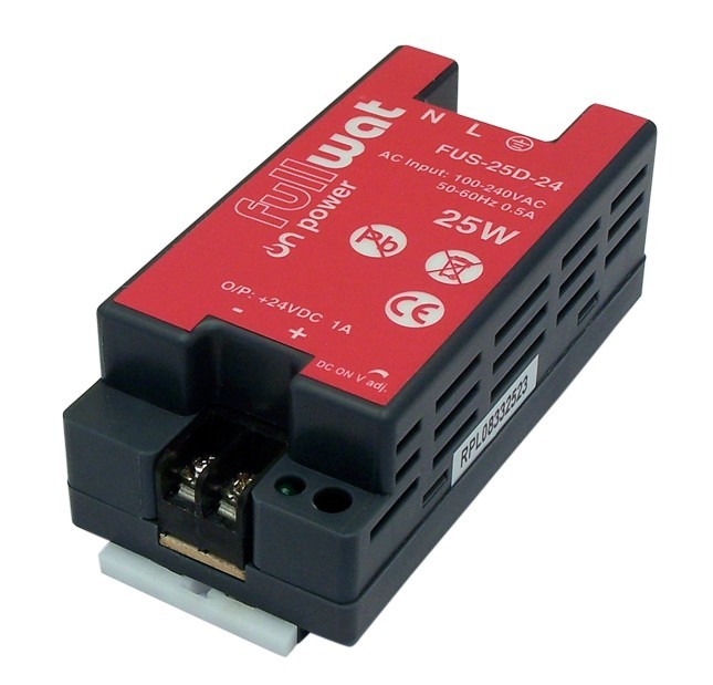 FUS-25D-12 FUENTE ALIMENTACION CARRIL DIN 12V DC 24W 2.1A