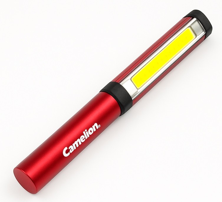 LINTERNA LED COB CON CLIP MAGNETICO 160x30x16mm