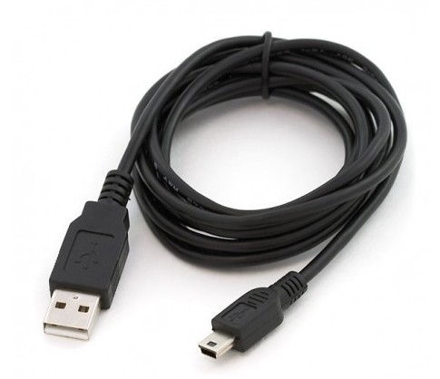 CABLE USB A MACHO A MINI USB B 5 PINES MACHO 1.8m