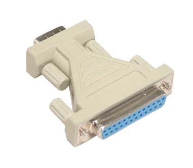 B-33744 ADAPTER DB9 MALE A DB25 FEMALE