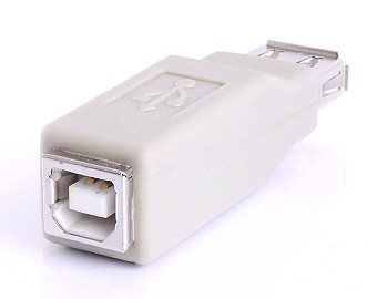 C-48502  USB ADAPTER A FEMLE TO B FEMALE --