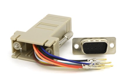 ADAPTADOR DB9 MACHO A RJ45