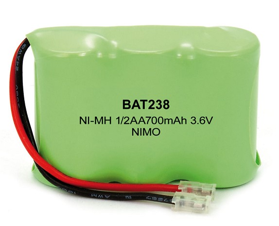 BAT238 BATERIA RECARGABLE Ni-Mh 3.6V 600mA 1/2AAx3