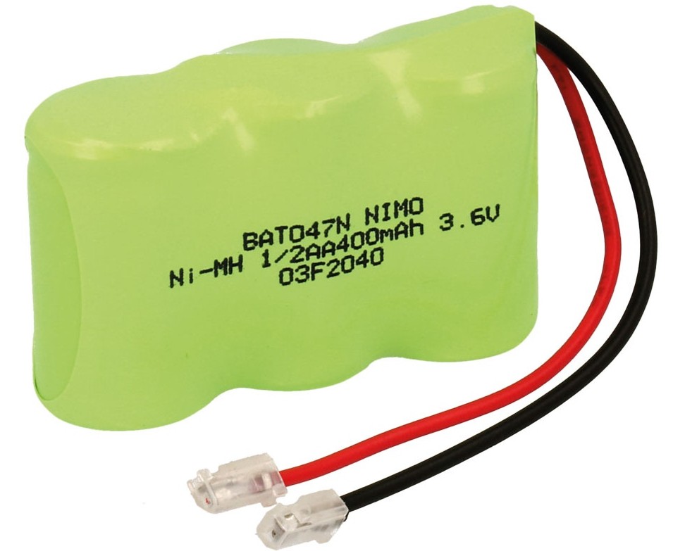 BAT047N BATERIA RECARGABLE Ni-Mh 3.6V 400mA 1/2AAx3