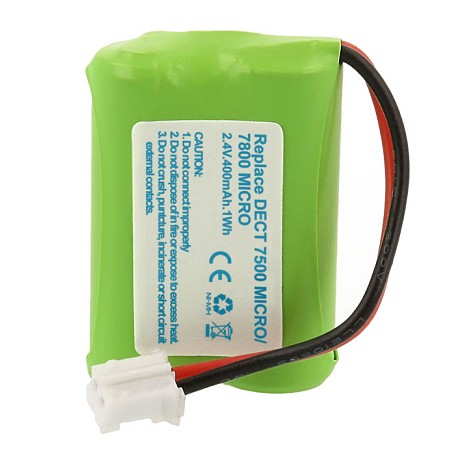 BAT1516 BATERIA RECARGABLE Ni-Mh 2.4V 400mA 2/3AAAx2