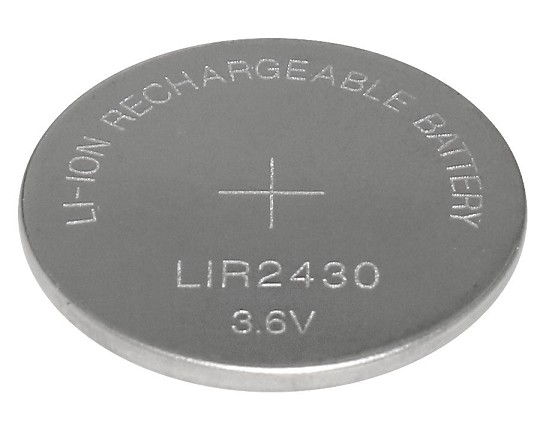 BATERÍA DE LITIO RECARGABLE 2430 3.6V 60mA