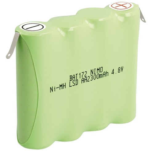 PACK BATERIAS RECARGABLES Ni-Mh 4.8V 2300mA 4xAA