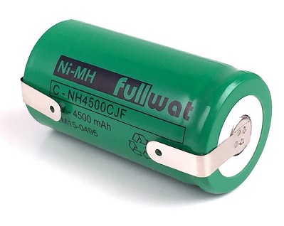 1NH4500CJF BATERIA NI-MH 1.2V 4500mA R14 CON TERMINALES