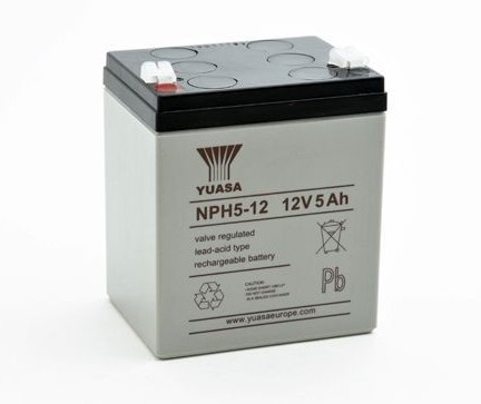 BATERIA YUASA NPH 5-12 12V 5Ah 90x70x106mm