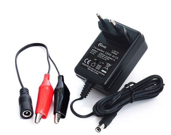 CAR011 Cargador Baterias Plomo 6V y 12V 1000mA - Cetronic