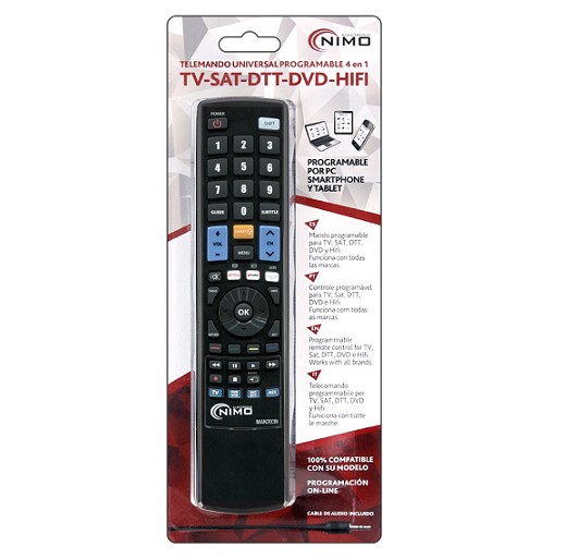 MAN2036  PROGRAMMABLE UNIVERSAL REMOTE CONTROL 4:1