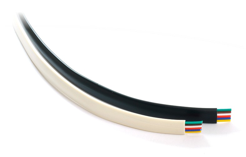 CABLE TELEFONICO PLANO 6 VIAS CREMA