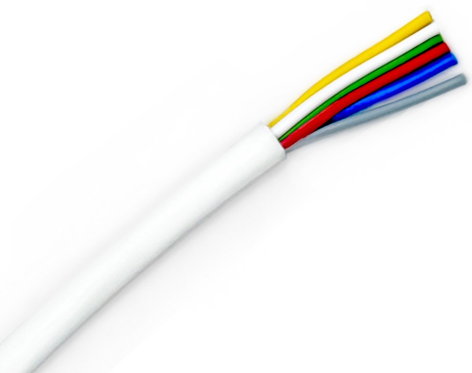 TCF-06 CABLE TELEFONICO CON FUNDA 6x0.22mm