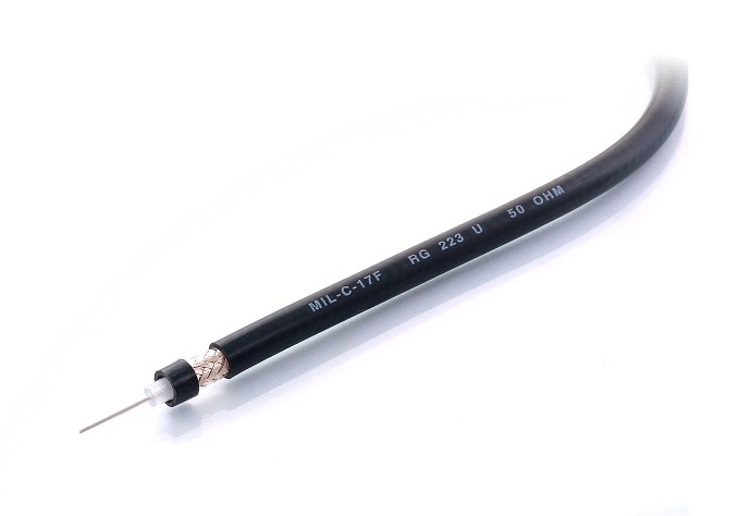 CABLE COAXIAL RG223 MIL-C-17 50 Ohms