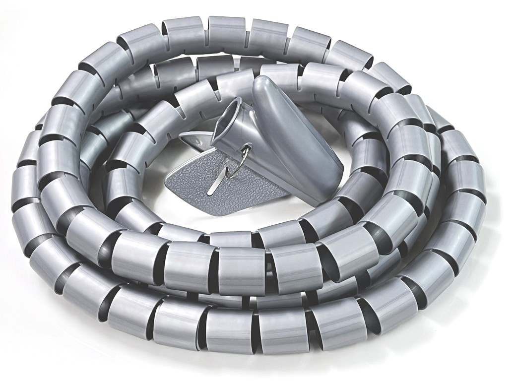 CINTA HELICOIDAL GRIS 16mm 2m