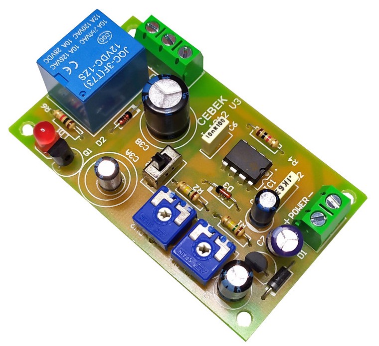 I-11 TEMPORIZADOR CICLICO CEBEK 12V 5 SEGUNDOS A 25 MINUTOS