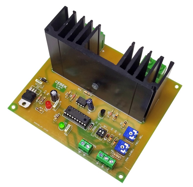 R-35 REGULADOR PWM CEBEK 8-30V DC 25A