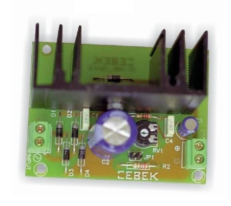 FE-23 FUENTE VARIABLE CEBEK 3 a 15V 1A