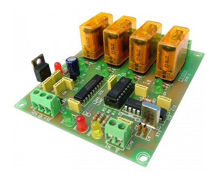 DTMF-2 RECEPTOR DTMF CEBEK 4 SALIDAS