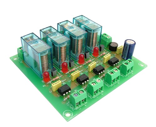 T-1 MODULO OPTOCOPLADO CEBEK 4 SALIDAS