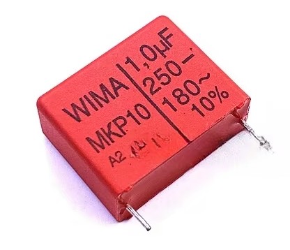 CONDENSADOR MKPx2 1uF 250VCA R-27.5mm