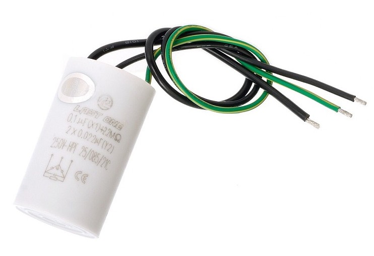 CONDENSADOR DE ARRANQUE 0.1uF 250VAC CON CABLES