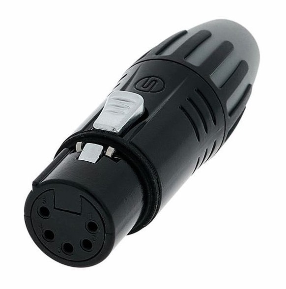 CONECTOR XLR HEMBRA AEREA 5 POLOS SEETRONIC