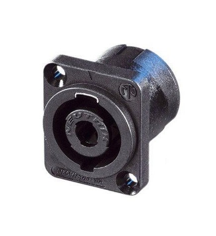 NEUTRIK NL4MP SPEAKON SQUARE BASE FEMALE CONNECTOR