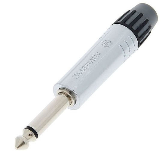 CONECTOR JACK MACHO 6.3mm MONO