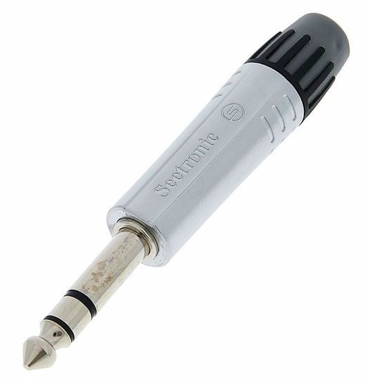CONECTOR JACK MACHO 6.3mm STEREO