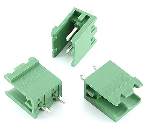 MSTBV2-5/2-G-5.08 STRAIGHT MALE PCB 2 PINS