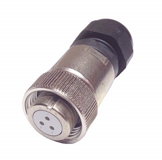 CHP-10A3Au 3 PIN FEMALE AIR SIDE MILITARY CONNECTOR