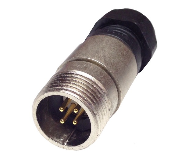 CMP10A4AuQ CONECTOR MILITAR MACHO AEREO 4 PINES IP67