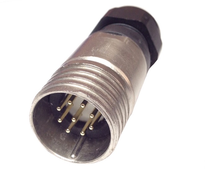 CMP-20B9AuQ 9 PIN MALE AIR SIDE MILITARY CONNECTOR