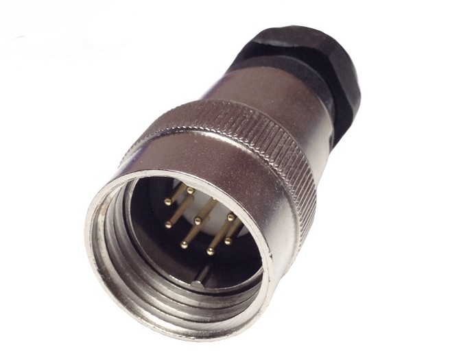 CMEP-20B9AuQ 9 PIN MALE AIR SIDE MILITARY CONNECTOR