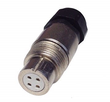 CHEP10A4AuQ 4 PIN FEMALE AIR SIDE MILITARY CONNECTOR