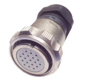 CHP30B19AuQ CONECTOR MILITAR HEMBRA AEREA 19 PINES IP67